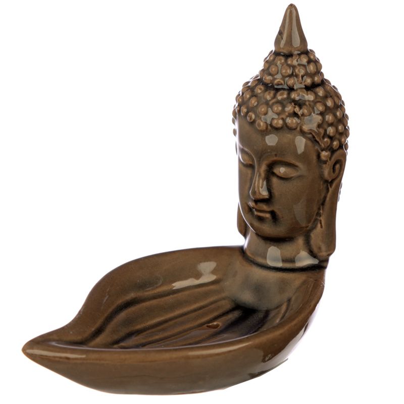 Thai Buddha Löv Rökelsebrännare i Keramik