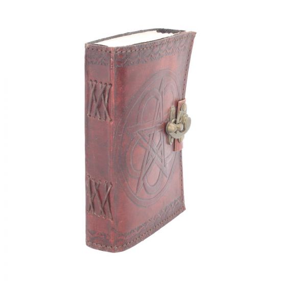Dagbok /Journal läder - Dagbok i läder  Pentagram  - 4