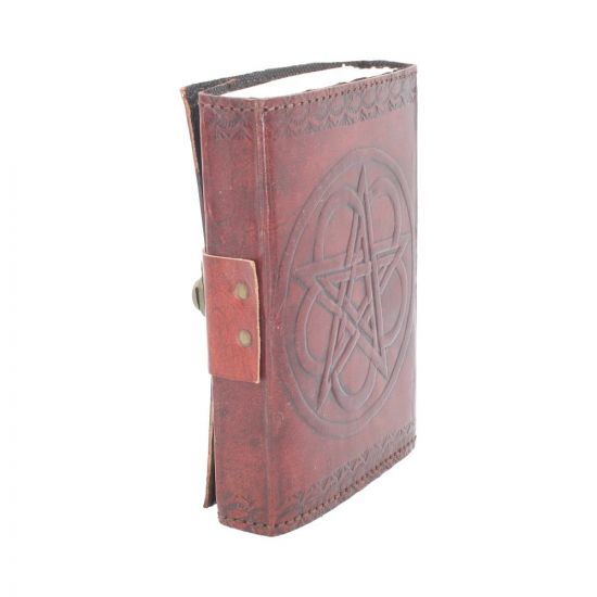Dagbok /Journal läder - Dagbok i läder  Pentagram  - 2