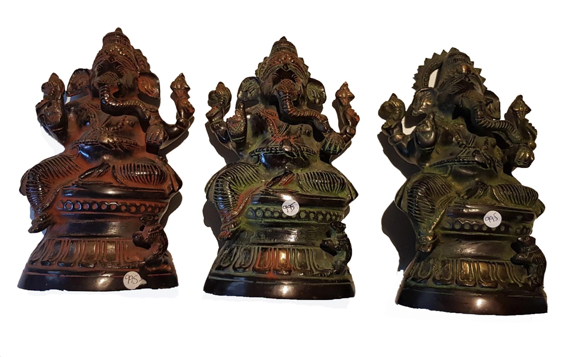 Ganesha Staty i Mässing - 2