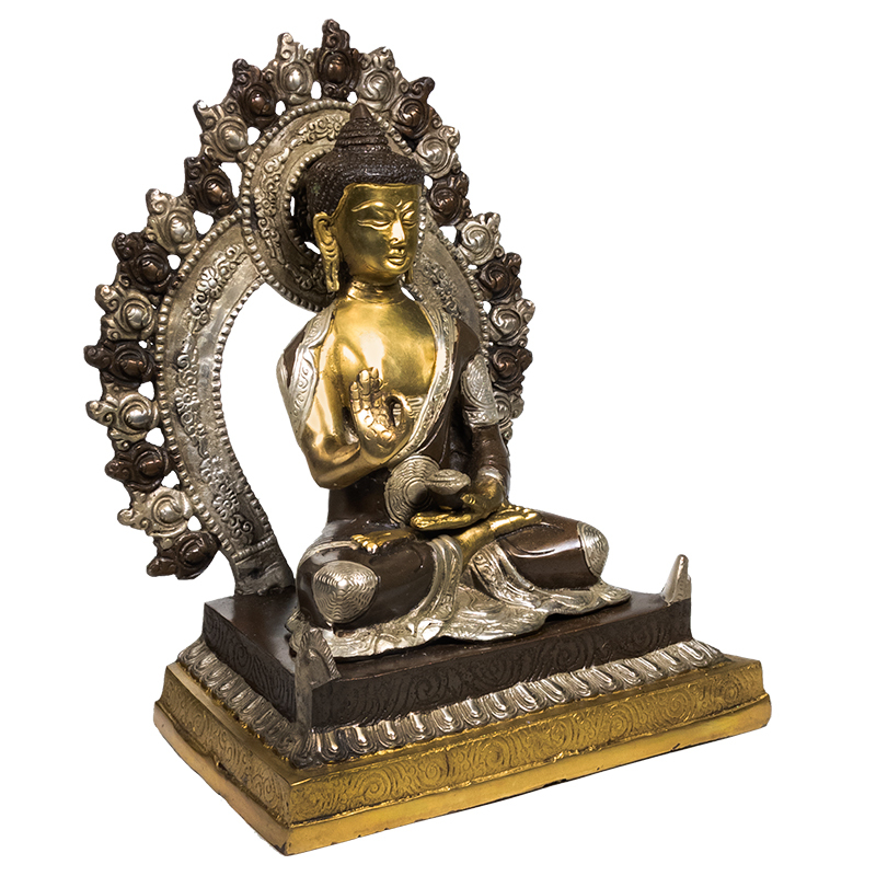 Buddha Shakyamuni med Auran ,  2 färg - 2