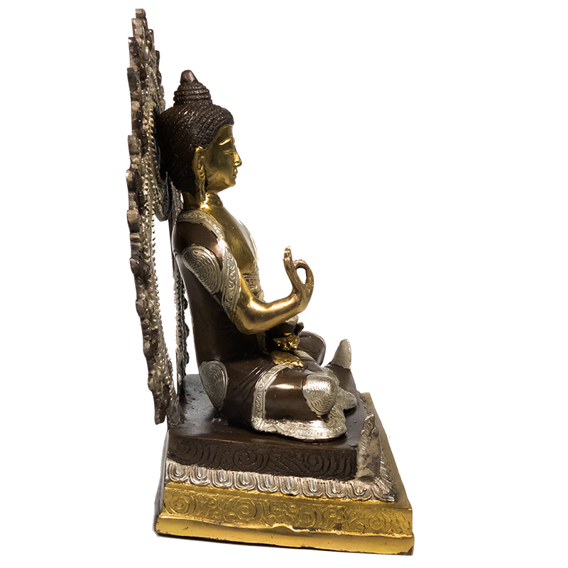 Buddha Shakyamuni med Auran ,  2 färg - 3