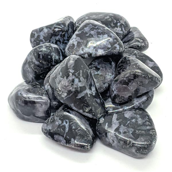 Gabbro, Indigo / Psilomelane  / Merlinit - Trumlad