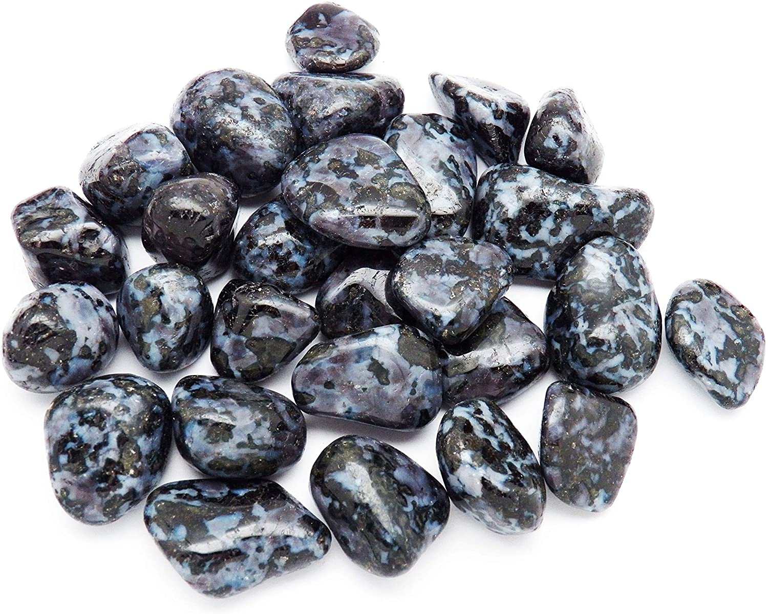 Gabbro, Indigo / Psilomelane  / Merlinit - Trumlad - 2