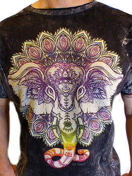 NO TIME T-shirt - Ganesha Chakra Lotus