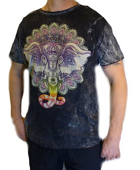 NO TIME T-shirt - Ganesha Chakra Lotus