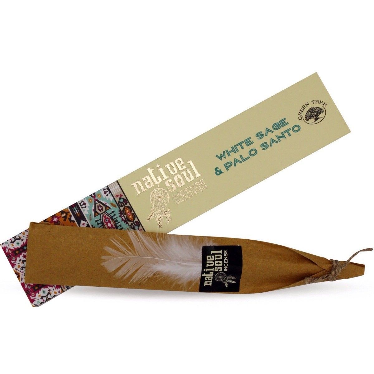 Native Soul White Sage + Palo santo Rökelse Stickor