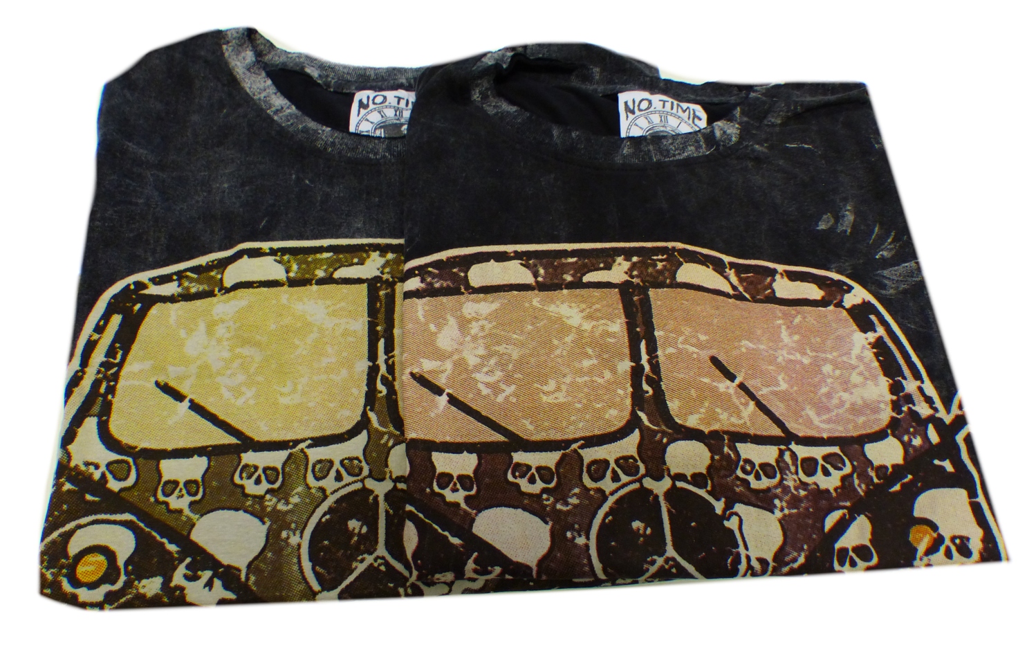 NO TIME T-shirt -  Peace Skull Bus - 2