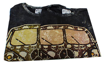 NO TIME T-shirt -  Peace Skull Bus