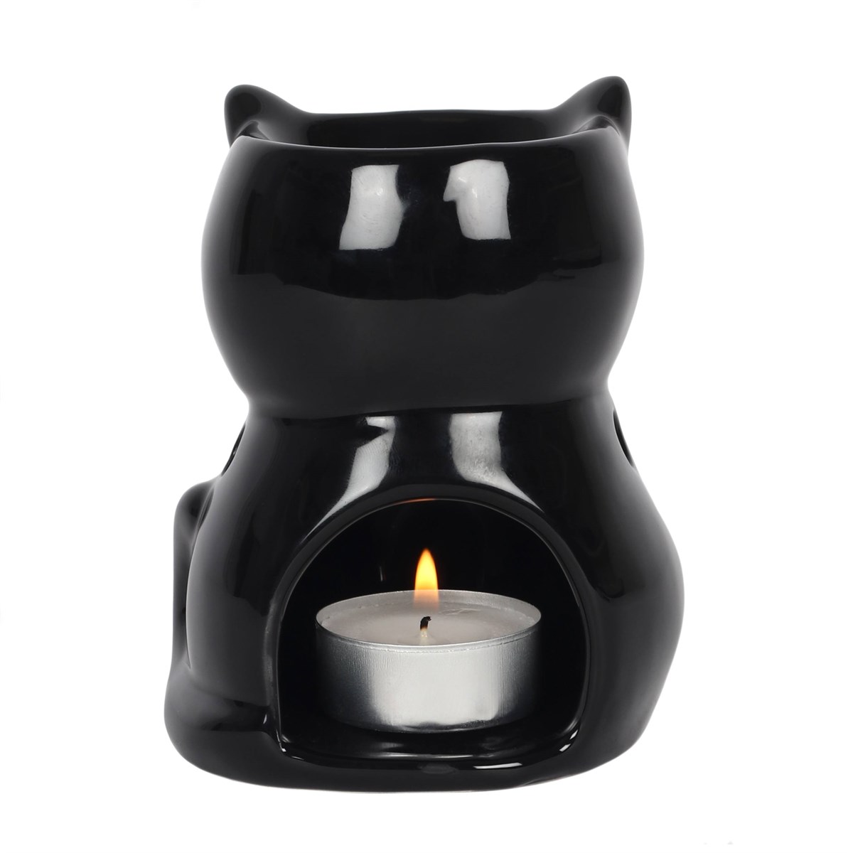 aromalampa svart katt