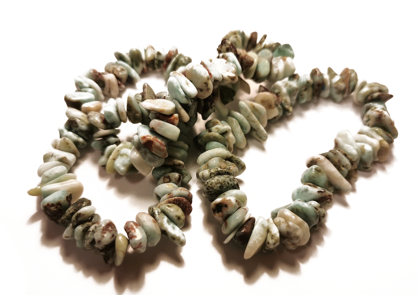 Larimar Chip Armband - Stora stenar - 2