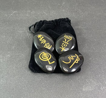 Reiki Stenar svart onyx