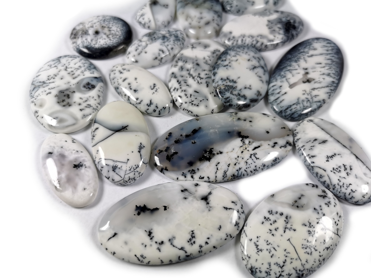 Dendritisk Opal Cabochon - AA kvalitet  - 3
