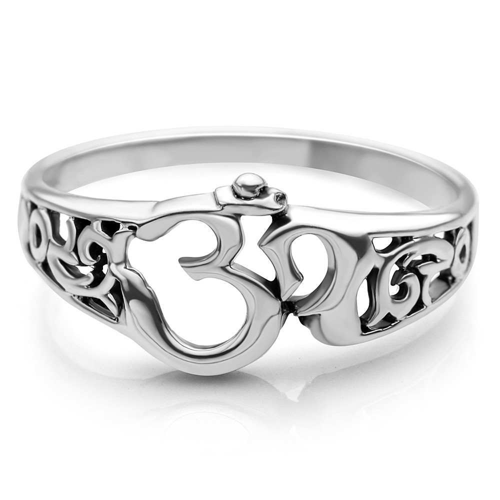 Aum Silver Ring - 2