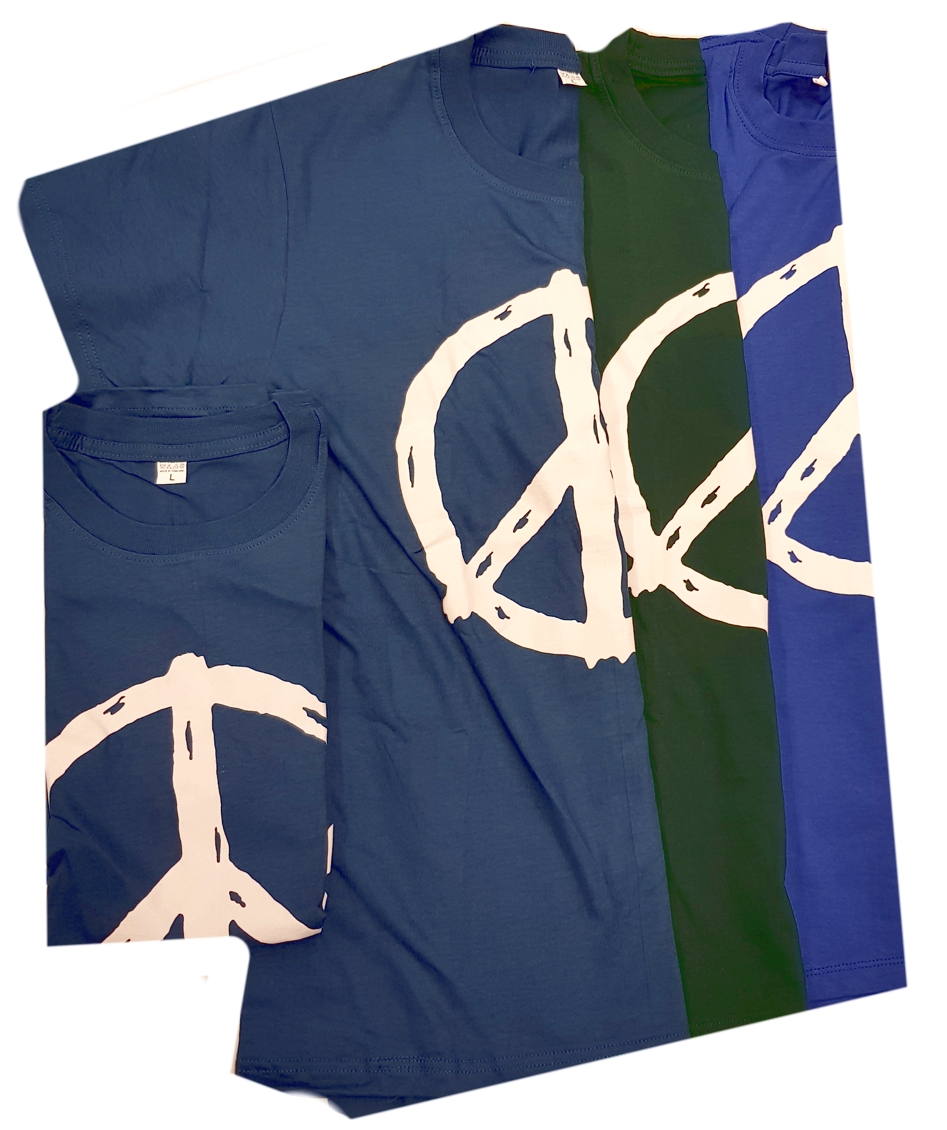 T-Shirt med Freds Märke (Peace) - Large - 2