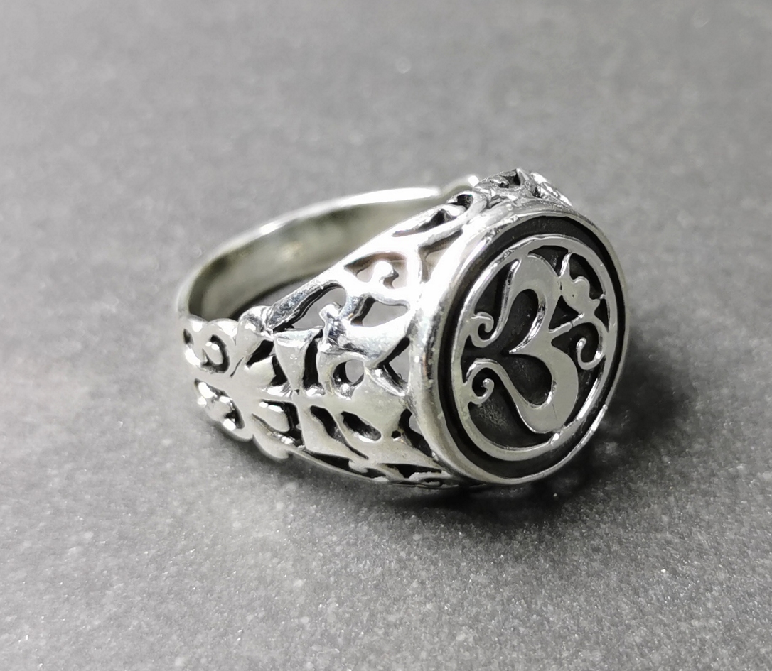 Aum Silver Ring 