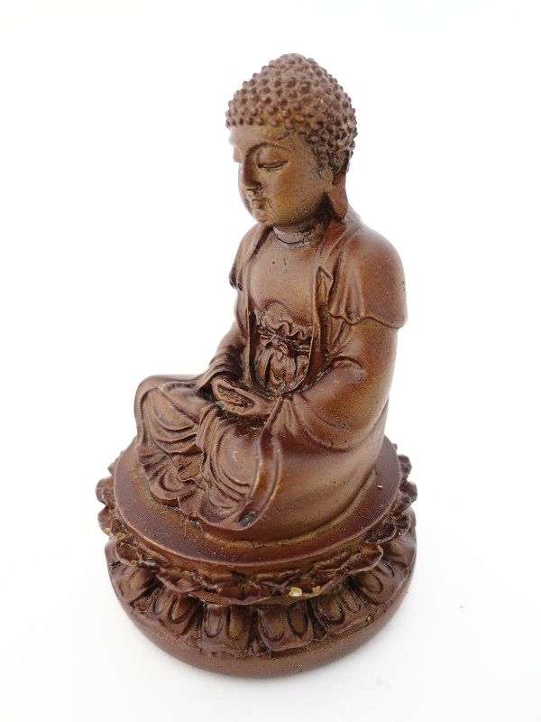 Brun Buddha på Lotus