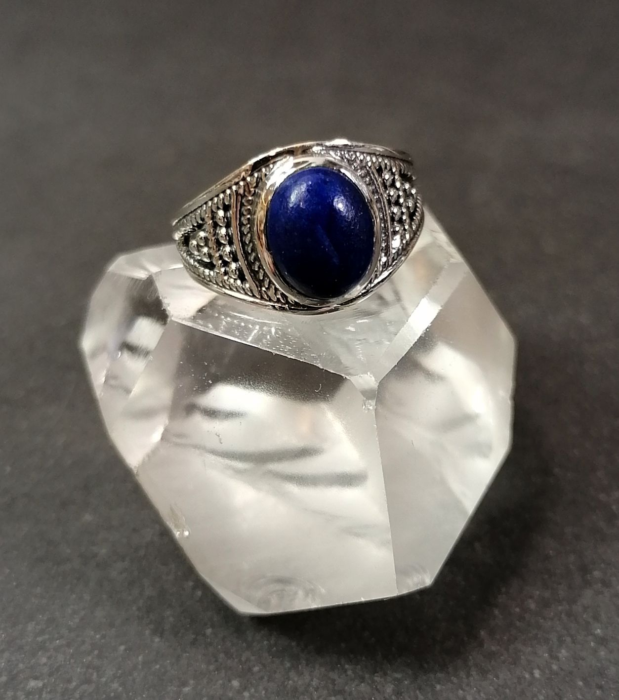 Silverring  - Cabochon i olika stenar - 5