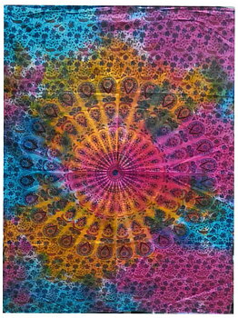 Batik Väggbonad  - Rund Mandala