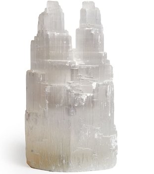 Selenit Lampa Tvillingtorn (Twin Towers) - 25cm