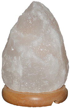 Saltkristall Lampa,  2 - 3kilo - Vit