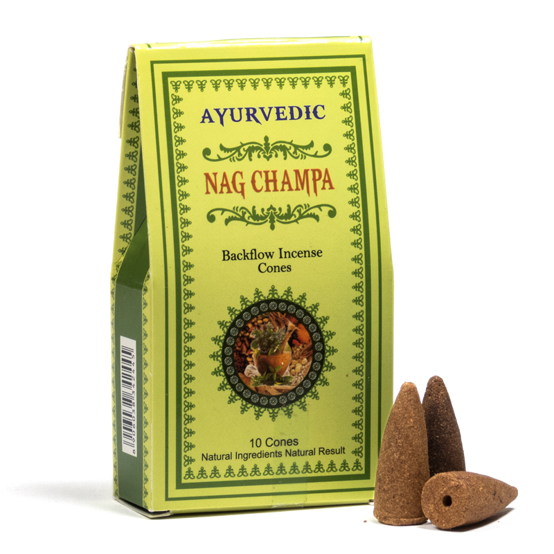 Ayurvedisk backflow koner -  Nag Champa