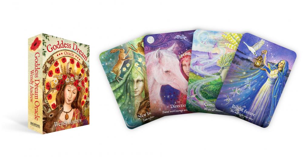 Goddess Dream Oracle cards with book - Wendy Andrew  - 2