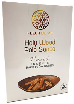 Fleur de Vie  ( Flower of life ) Backflow  backflow koner  - Holy Wood Palo Santo