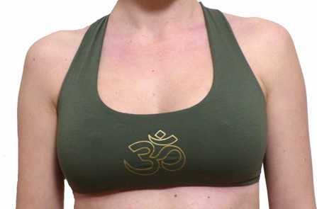 Yoga  top (Bh) med Aum, Lotus eller Livets blomma  - Medium