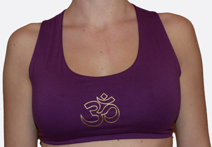 Yoga  top (Bh) med Aum, Lotus eller Livets blomma  - Medium - 2