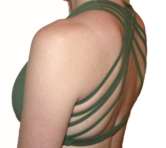 Yoga  top (Bh) med Aum, Lotus eller Livets blomma  - Medium - 5