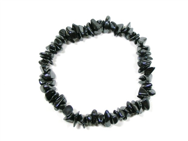 Hematit Chip Armband