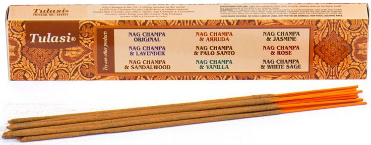 Tulasi Kanel Nag Champa Rökelsestickor