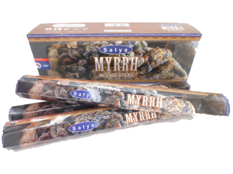 Satya Myrrh Rökelse  - Hexagram Paket
