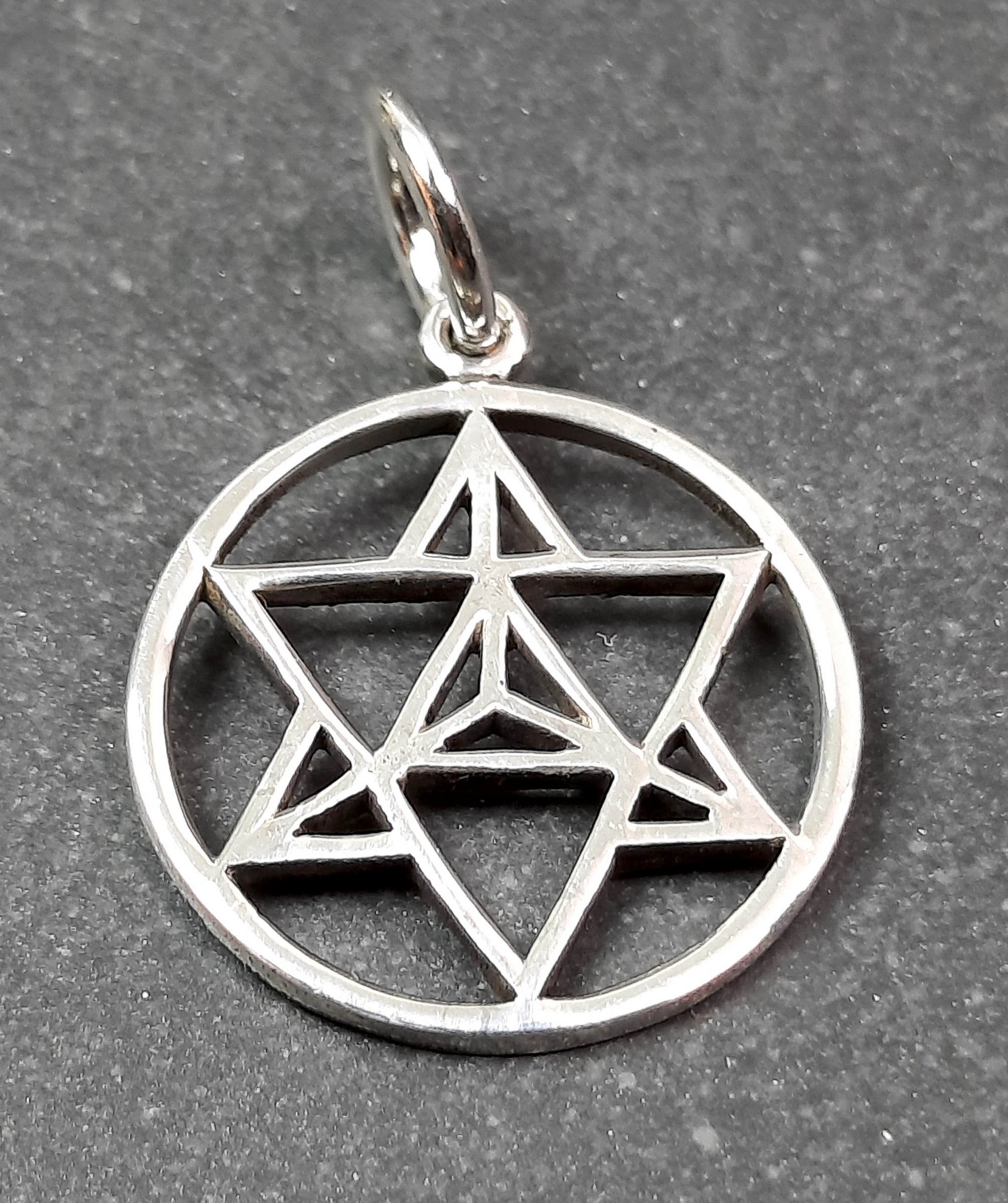 Merkaba Hänge  i silver