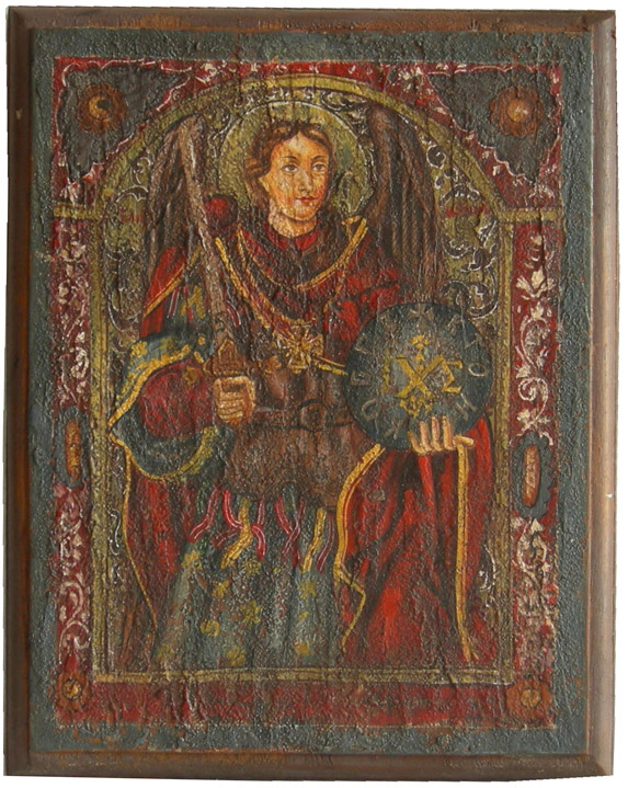 Handmålade Ikon - Ärkeängel Mikael