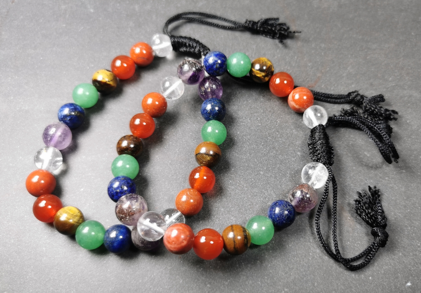 Chakra Stenar Armband - Justerbar - 2