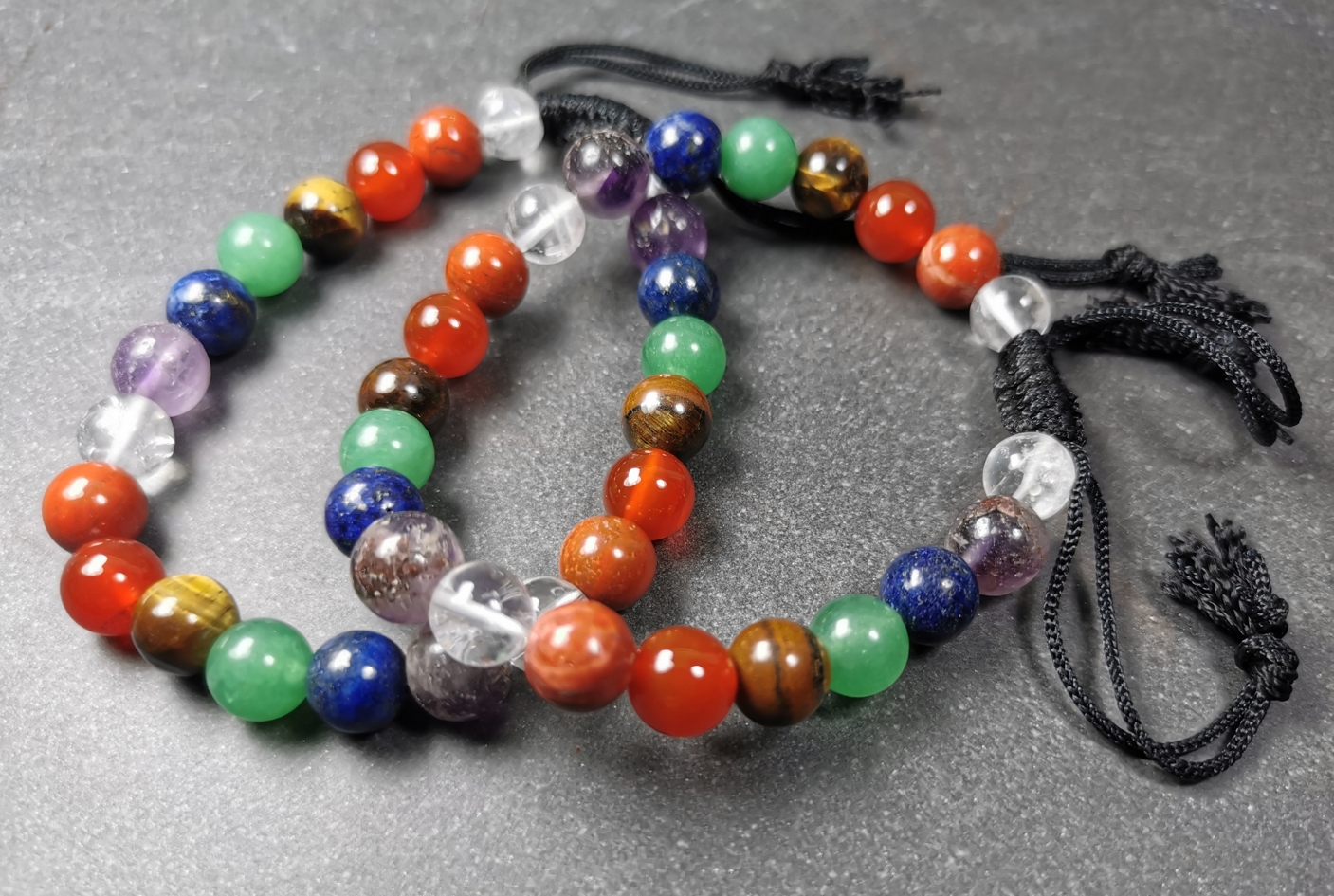 Chakra Stenar Armband - Justerbar