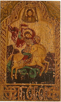 Handmålade Ikon - St. George