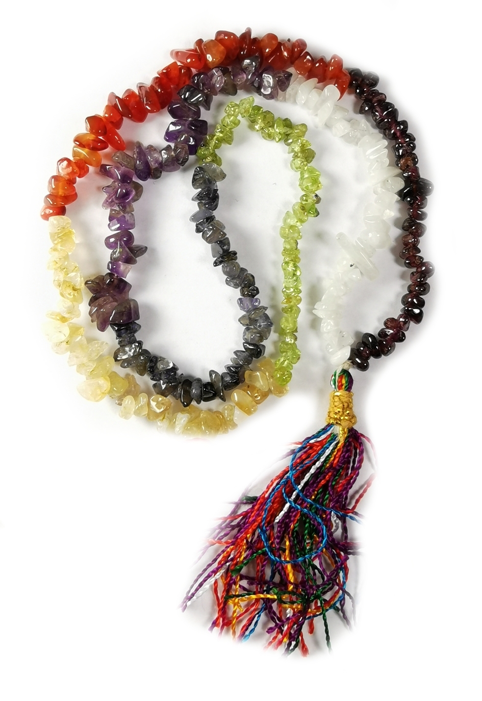 Chakra chipshalsband med Tofs
