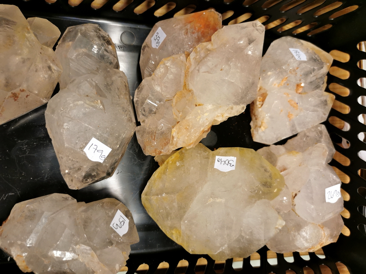 Elestial Multiterminerade Spetsar (Skelettkvarts) - AA Kvalitet, Naturliga - 4