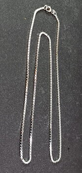 "Box" - Kedja i Sterling Silver, 1.2mm - 60cm