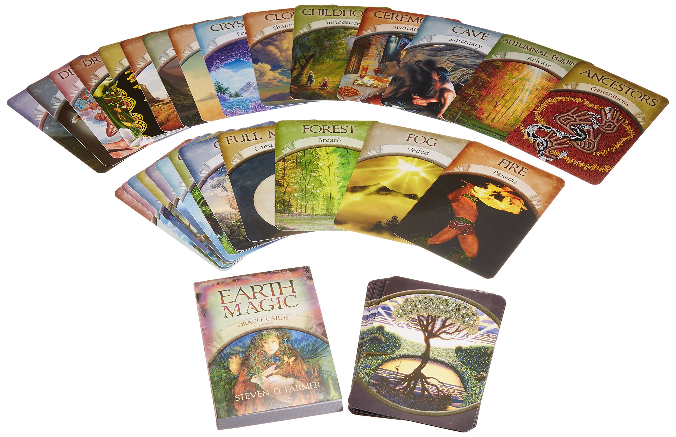  Earth Magic Oracle Cards ,  Steven D. Farmer - 2