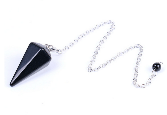 Stenpendel, 37mm  - Svart Onyx
