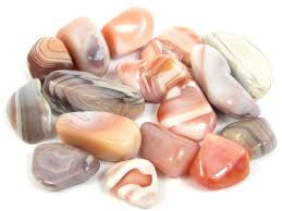 Trumlad Botswana Agat - Rosa