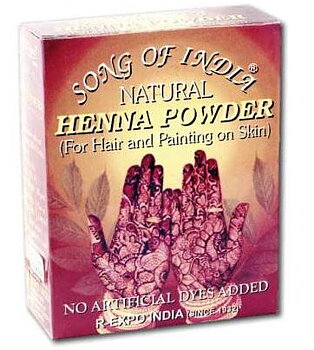 Henna Pulver - 80gr - Natural ( Song of India) 