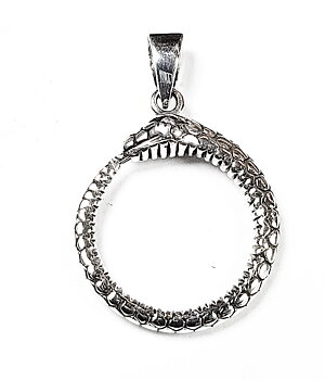 Ouroboros Hänge i Silver - 32mm