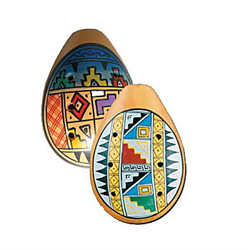 Handmålad Ocarina - ca 5 cm