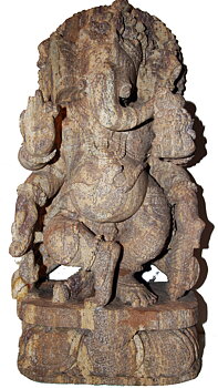 Ganesha Staty av Sand Sten