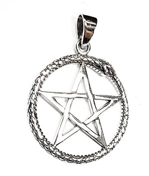 Ouroboros med Pentagram